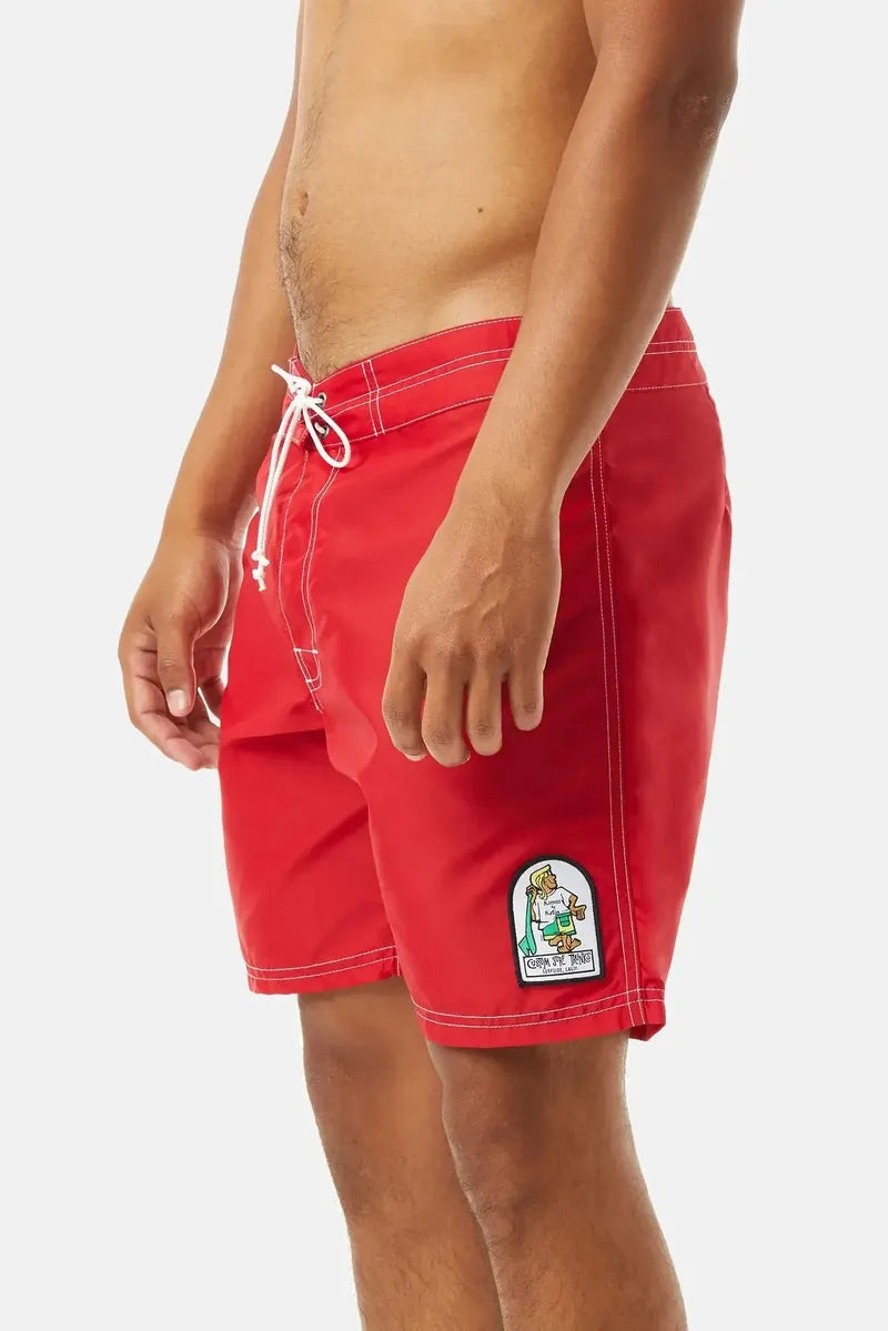 KATIN BOARDSHORT WATERMAN TRUNK Red-Massilia Surf Shop