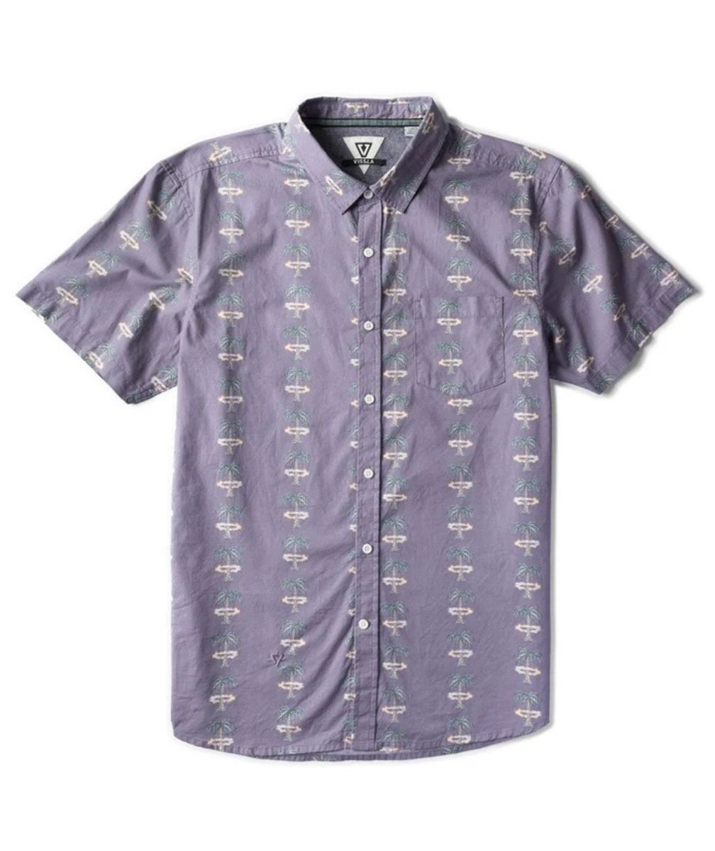 VISSLA CHEMISE ATOMIC PALMS ECO DUSTY LILAC