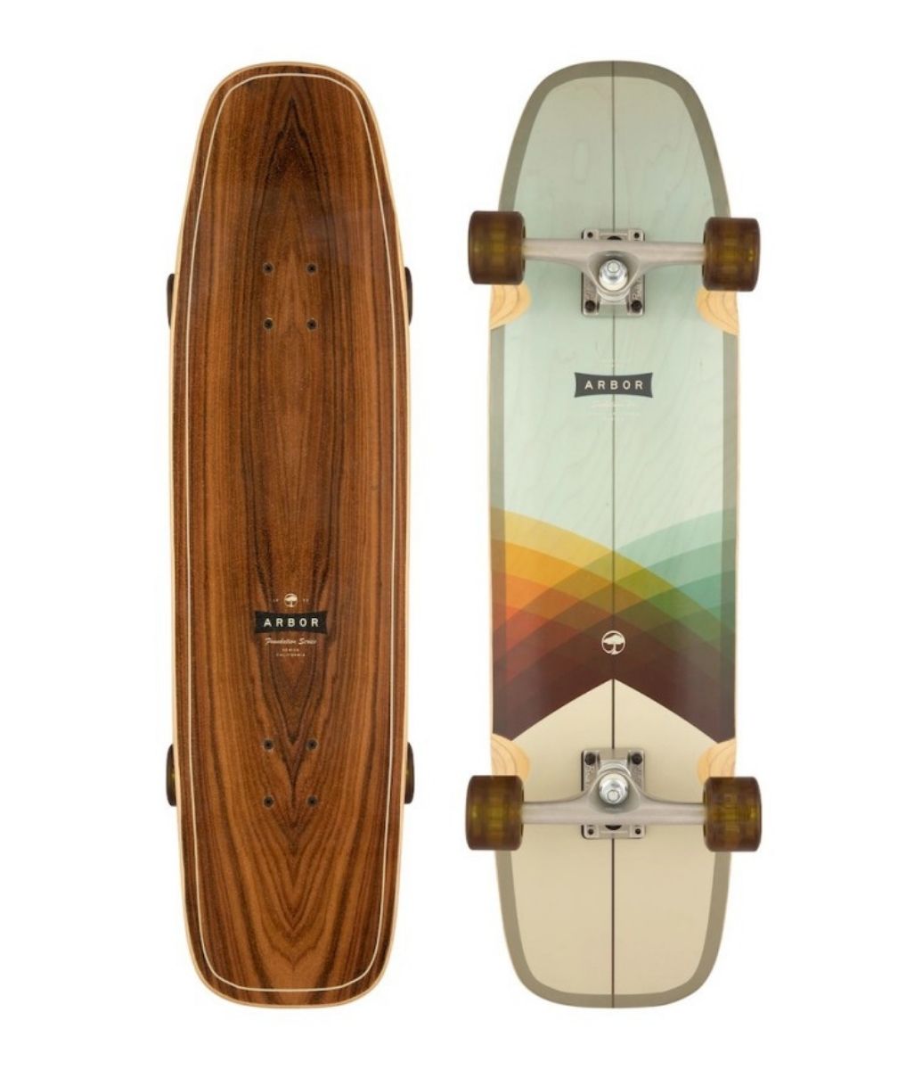 ARBOR SKATE COMPLET HYBRID FOUNDATION SHAKEDOWN 34"