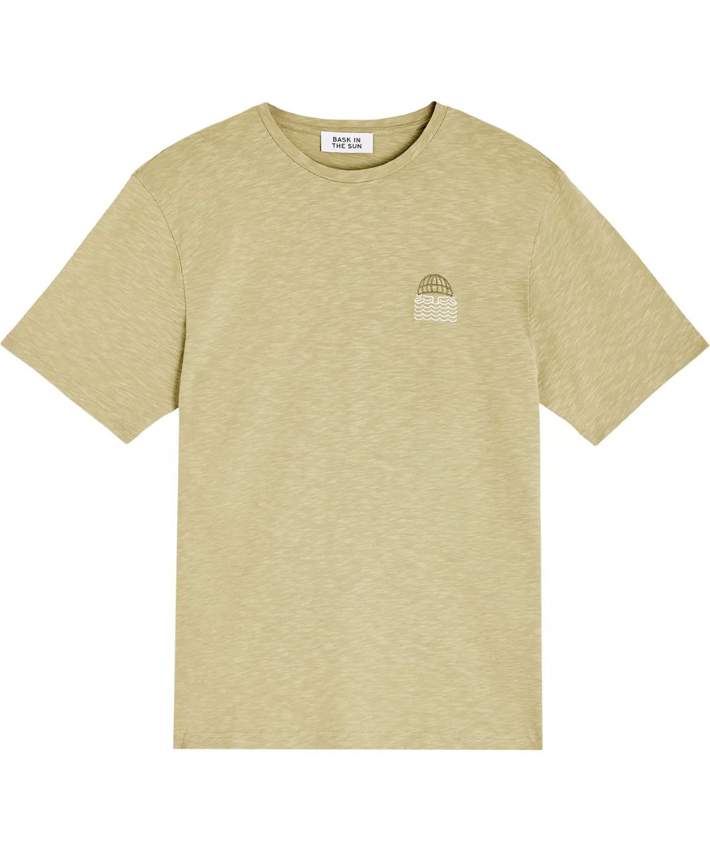 BASK IN THE SUN TEE SHIRT MINI TO THE SEA Eucalyptus