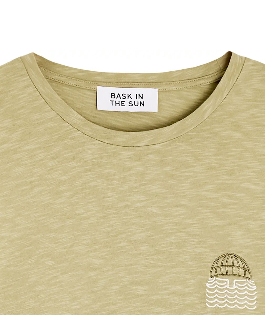 BASK IN THE SUN TEE SHIRT MINI TO THE SEA Eucalyptus