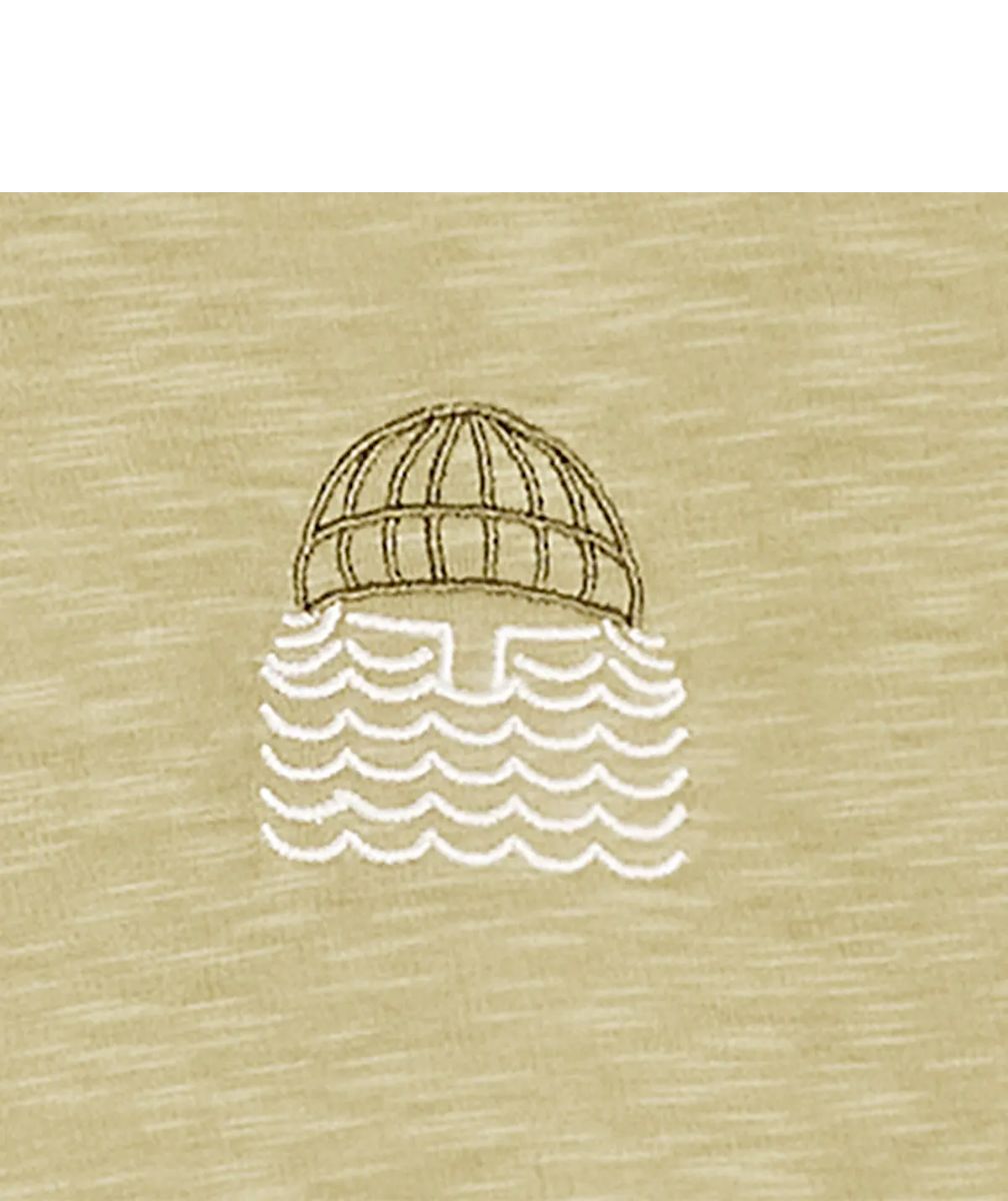 BASK IN THE SUN TEE SHIRT MINI TO THE SEA Eucalyptus