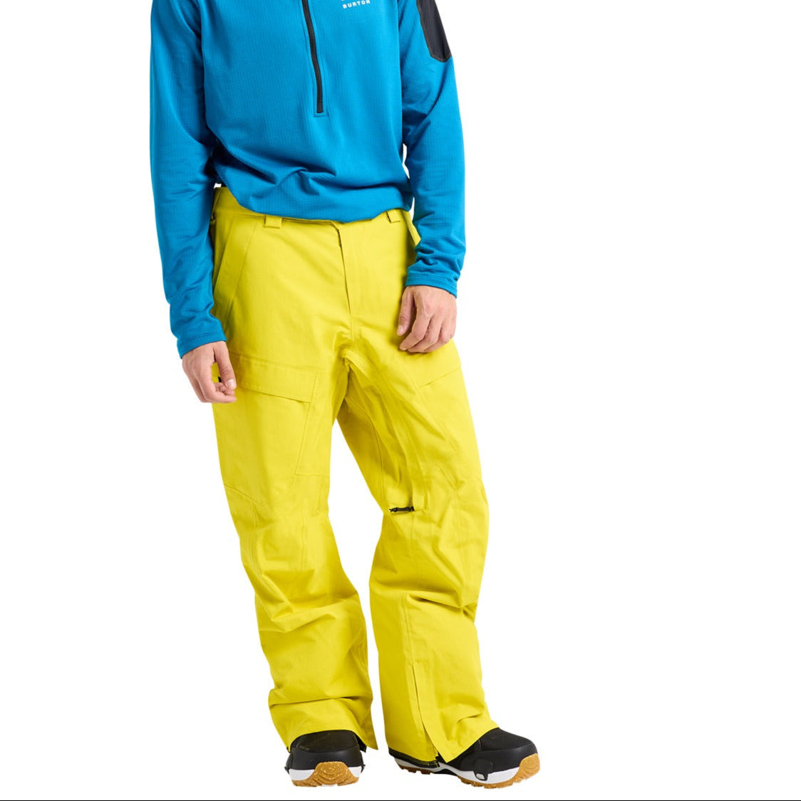 burton pantalon gore-tex jaune