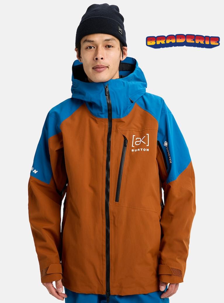 BURTON AK VESTE NEIGE CYCLIC GORE TEX 2L JACKET Chesnut brown blue teal