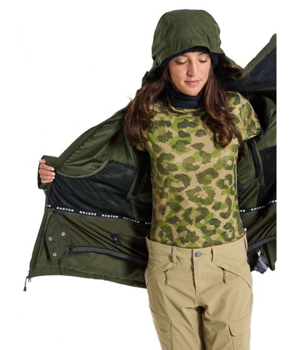 BURTON FEMME VESTE GORE-TEX PILLOW LINE Forest