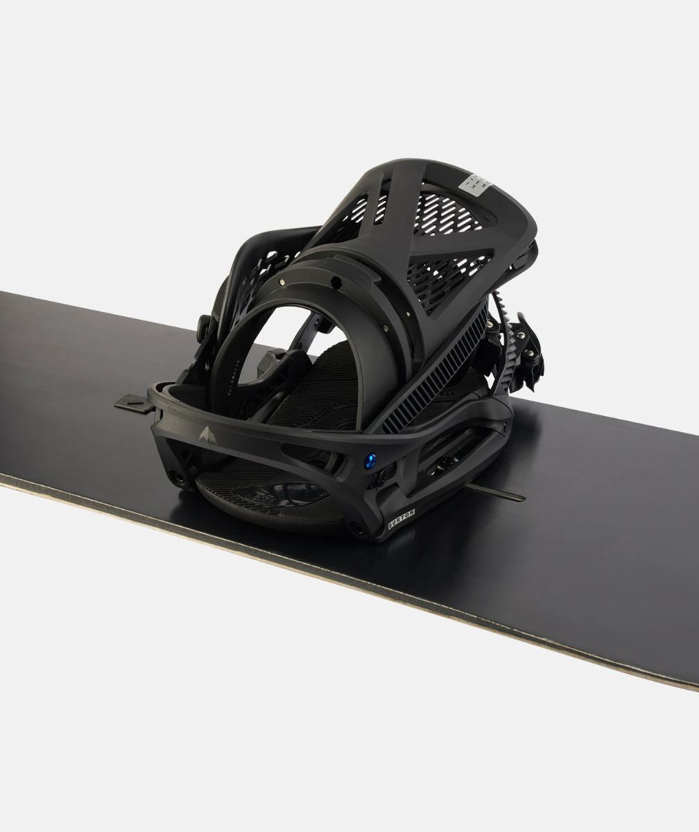 fixation Burton Genesis EST snowboard homme vue de dessus embase et spoiler