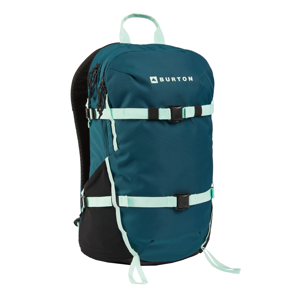vue de face du backpack burton day hiker bleu