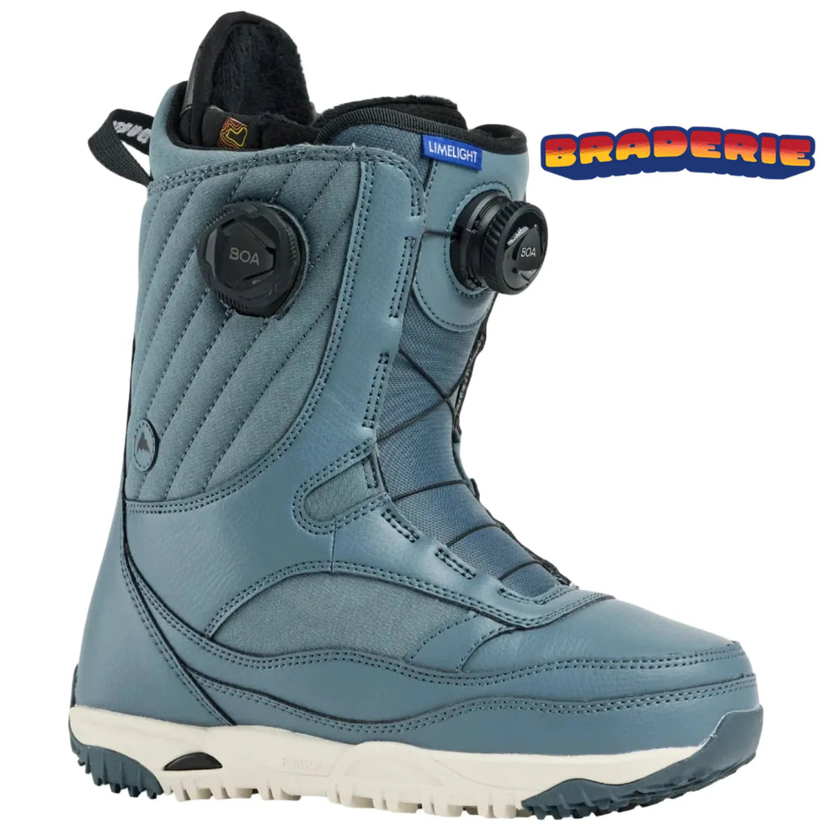 chaussures de snowboard burton limelight bleues