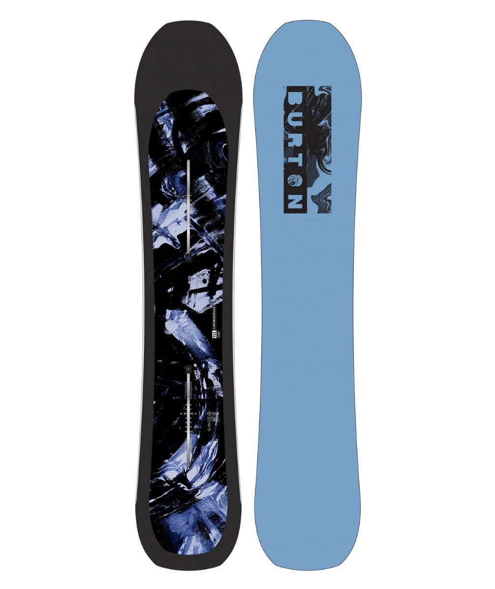 snowboard Burton Cartographer 149 vue complète dessus et semelle