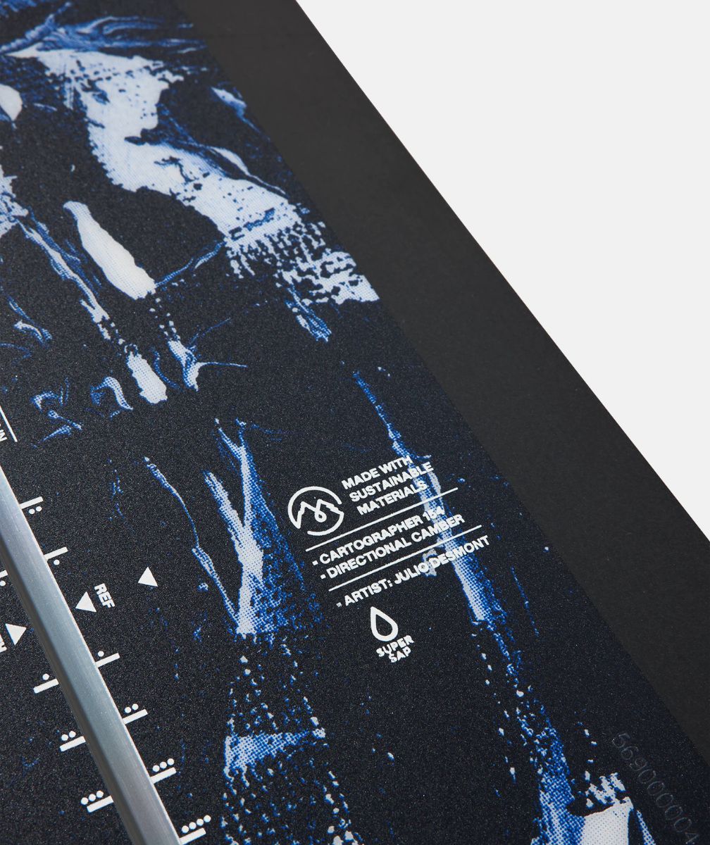 marquages techniques Burton Cartographer 149 directional camber super sap