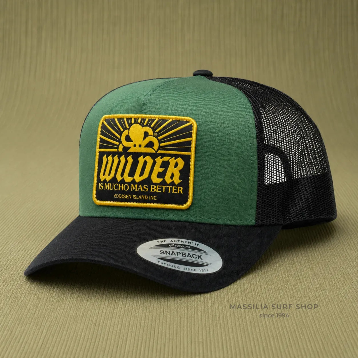 casquette jonsen verte mucho better verte filet arriere collection hiver 26/27