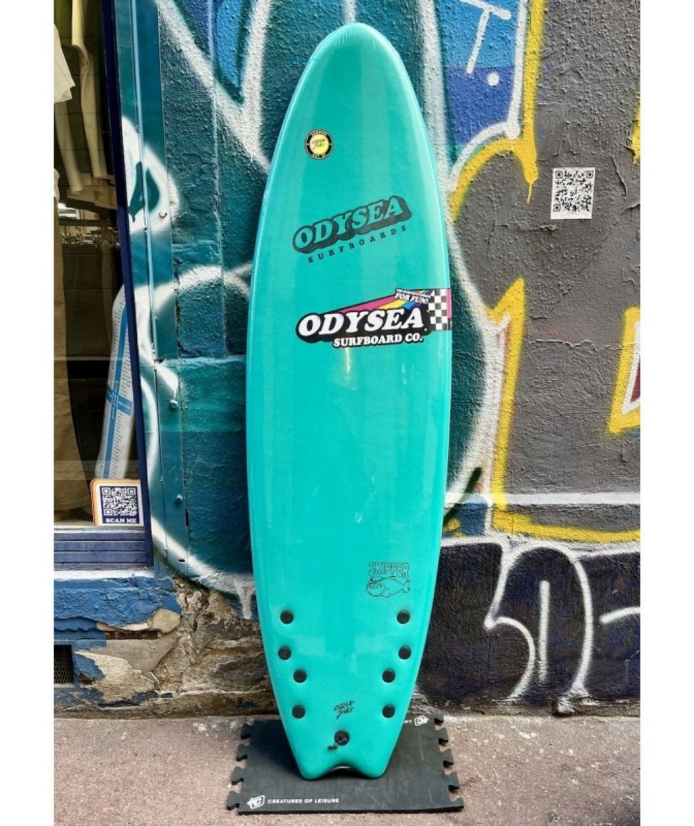 CATCH SURF SKIPPER QUAD 6'6" Emerald green