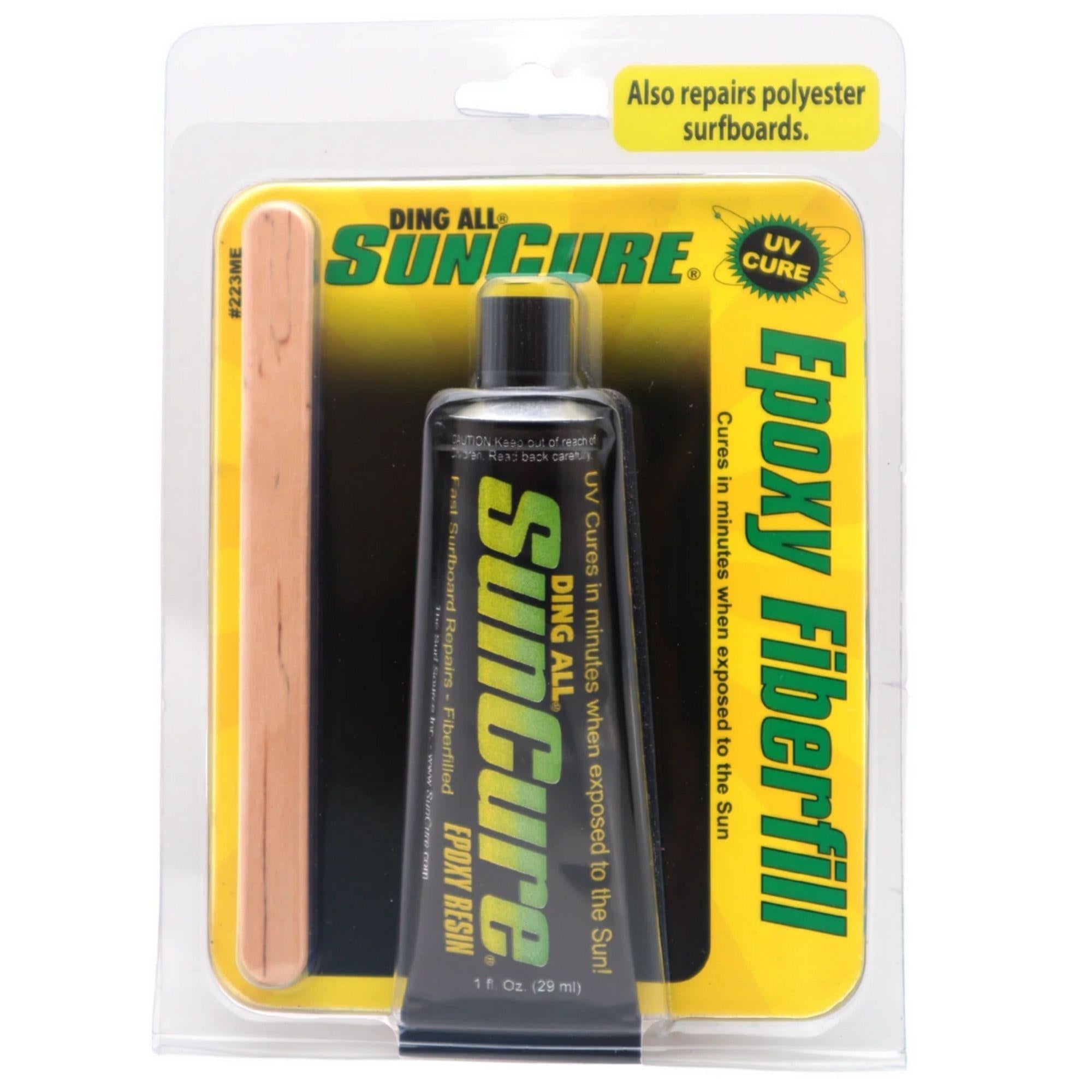 kit réparation planche surf ding all sun cure epoxy fiberfill