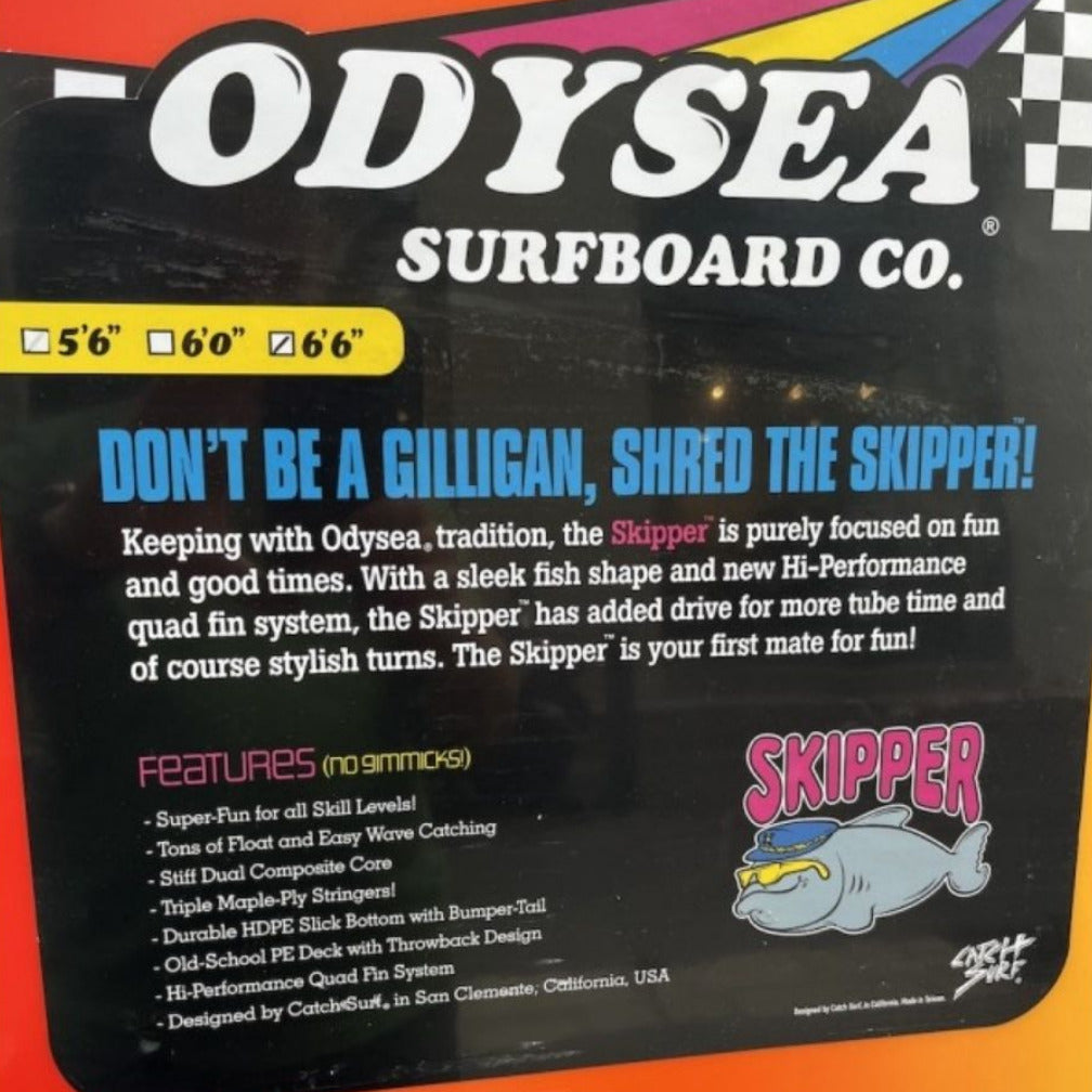 etiquette planche surf catch surf skipper quad