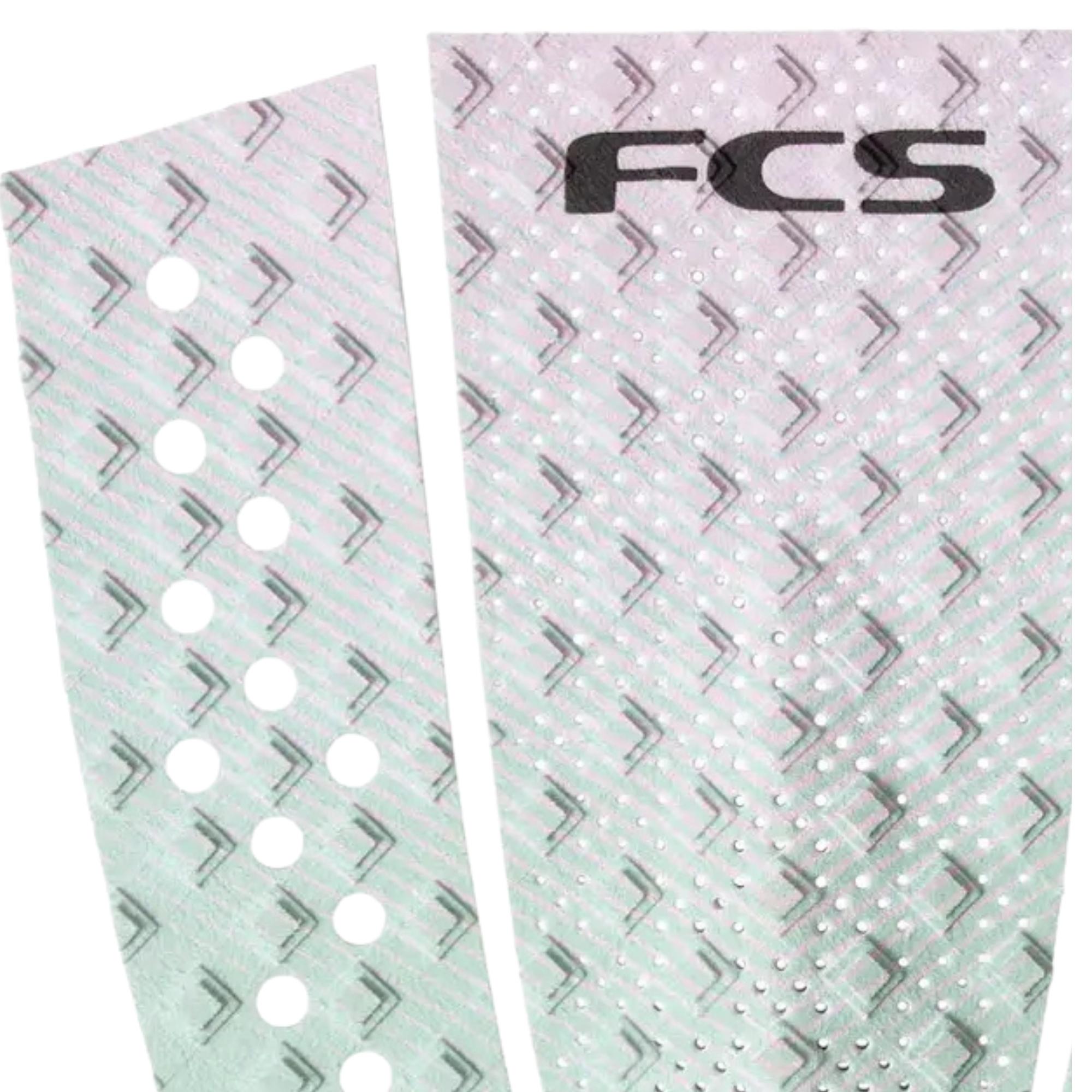 zoom detail texture pad de surf sky brown rose et vert fcs