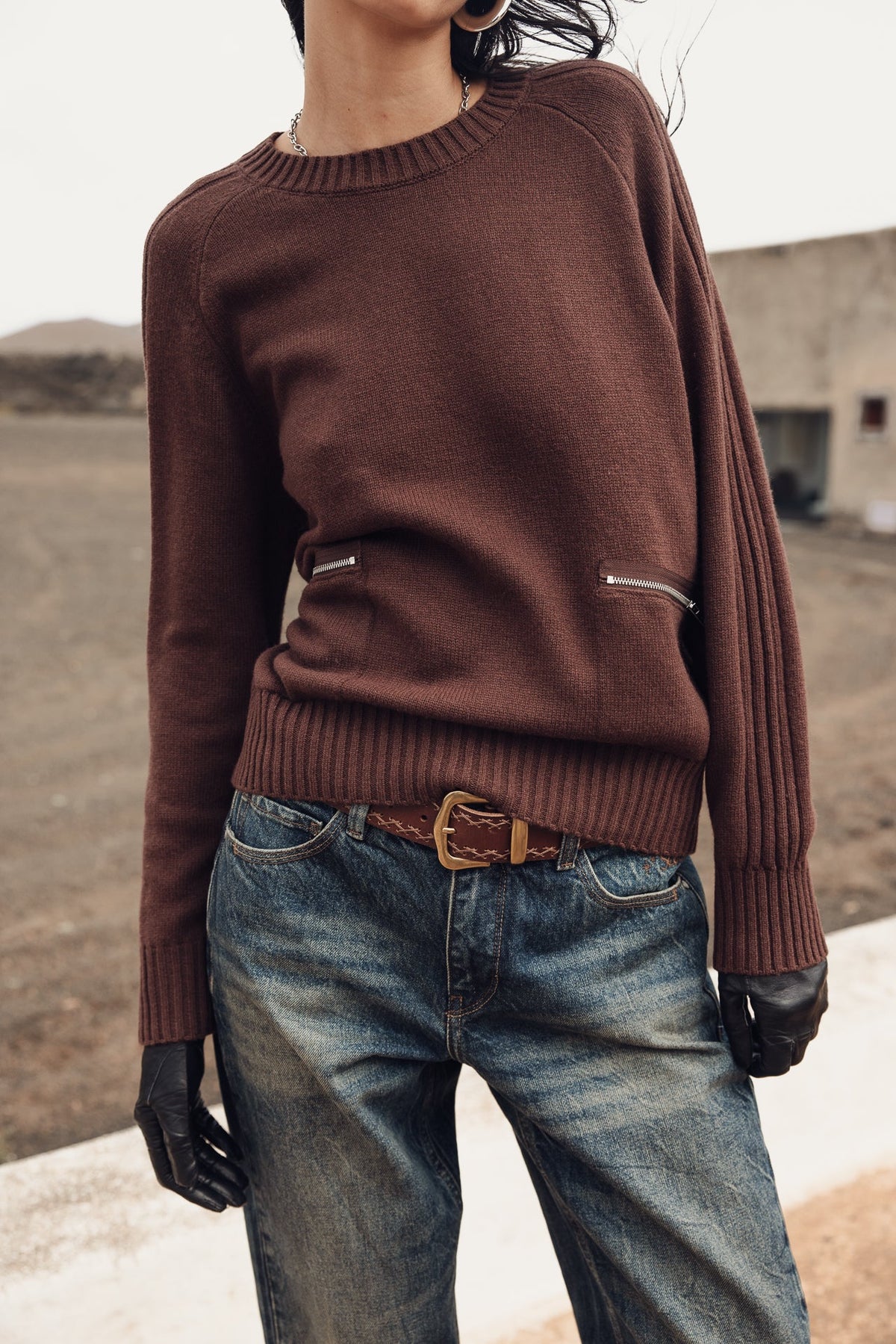 FREEMAN T.PORTER PULL PELSON chocolate