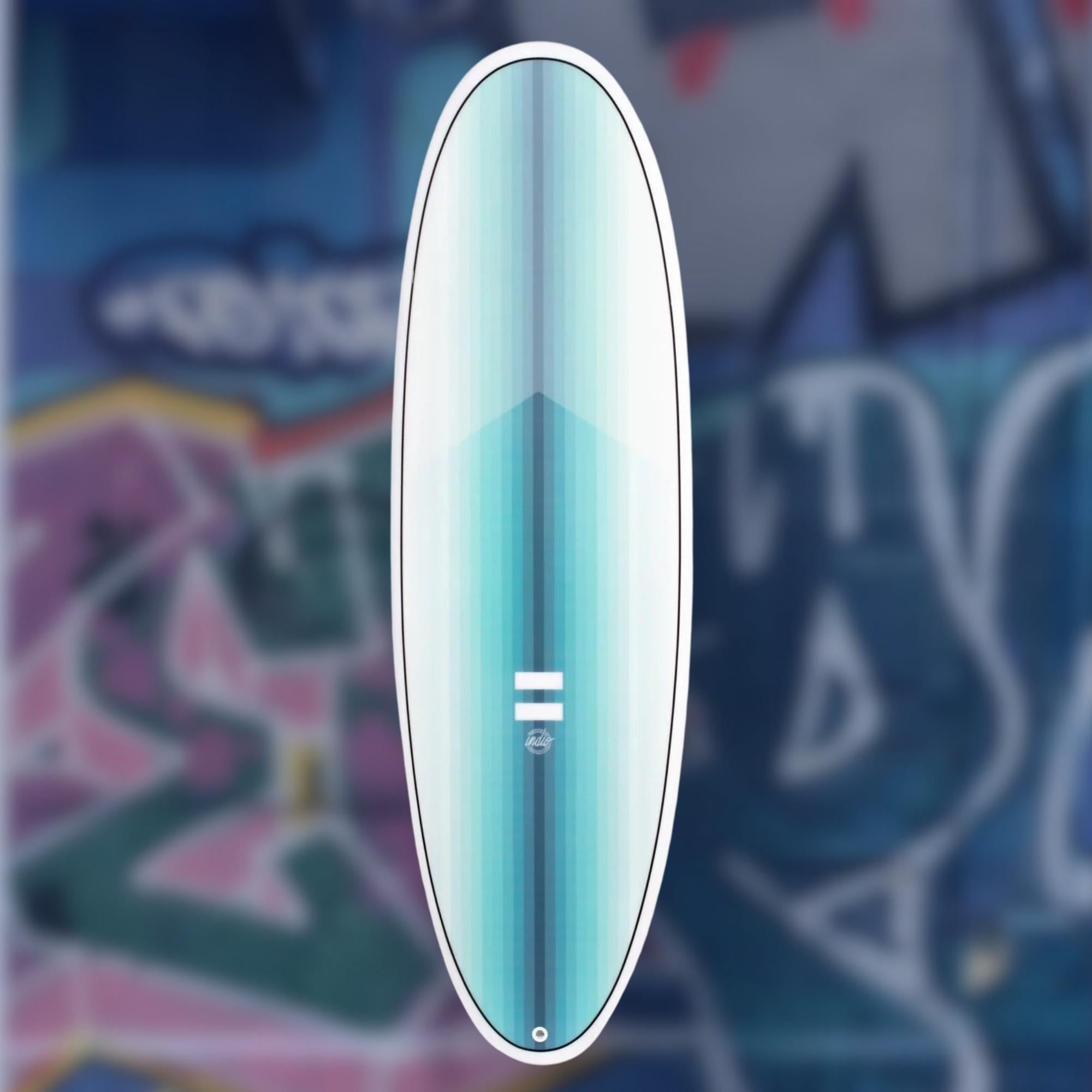 surf indio endurance plus 6 2 raye bleu clair vue de face