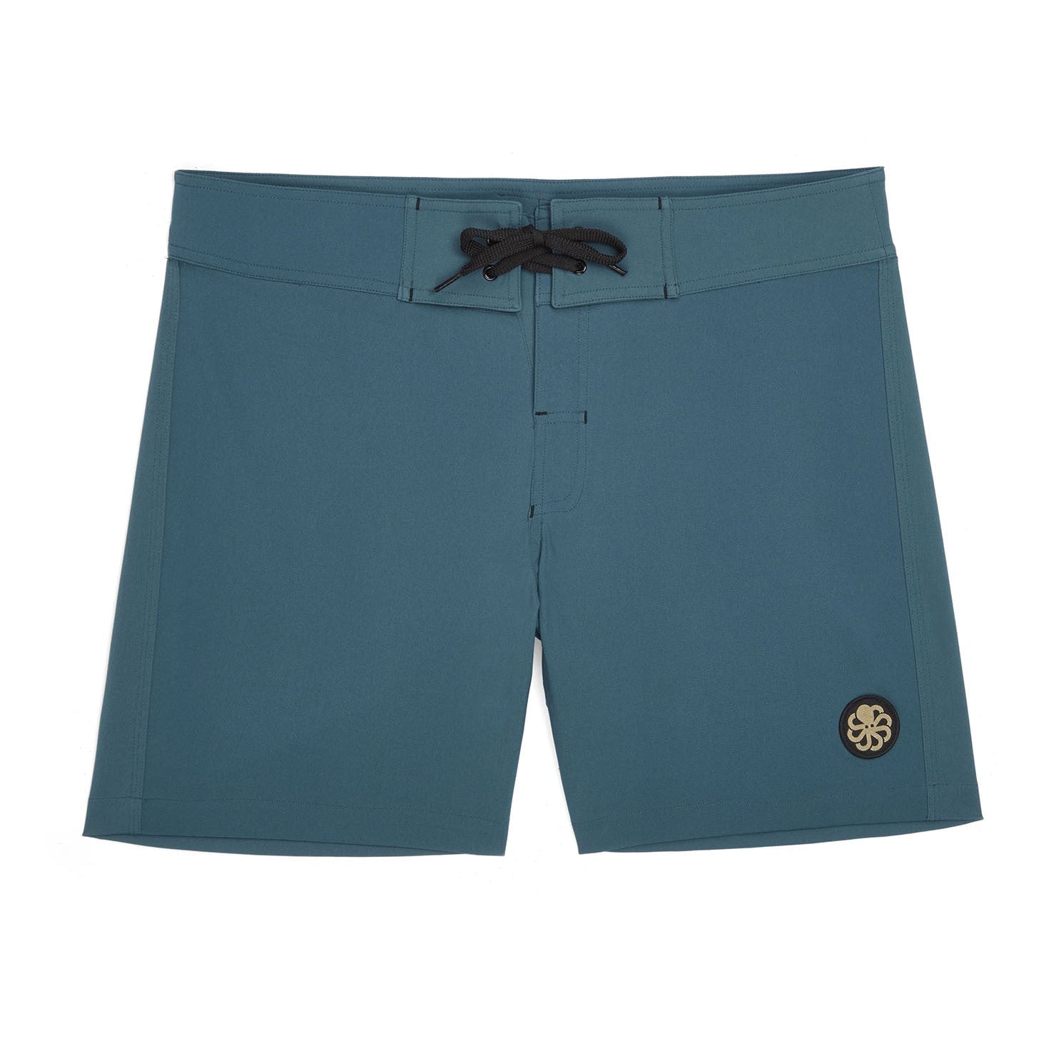 boardshort homme Jonsen Island Prince North Sea vert vue face détail ceinture plate