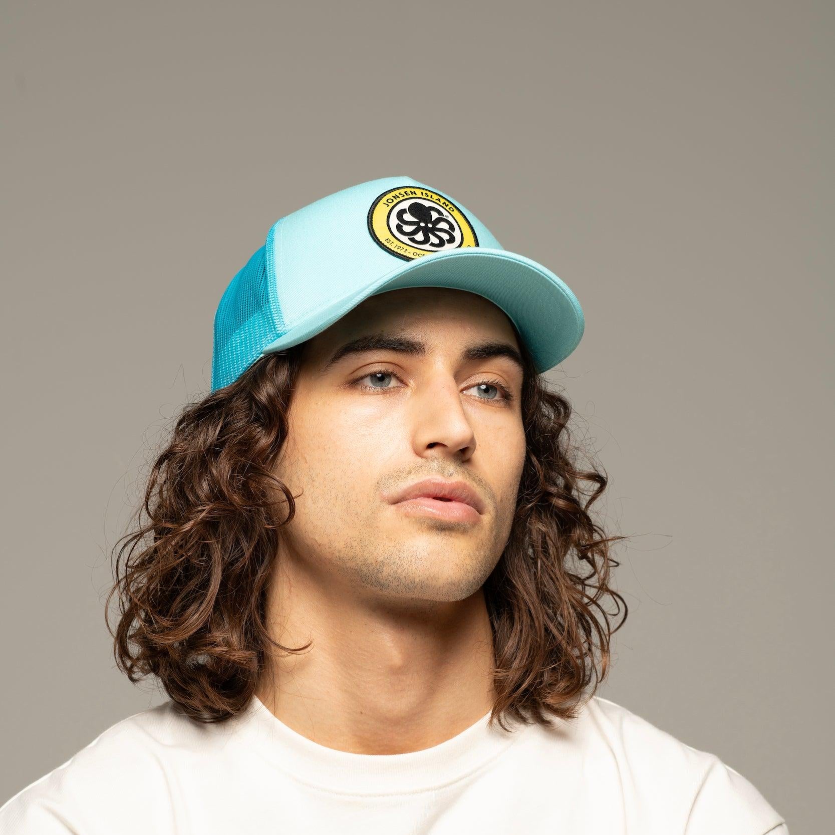 casquette jonsen island Bleu portée homme