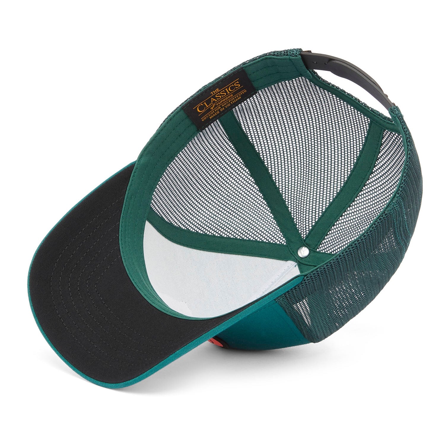 casquette jonsen island verte vue intérieure