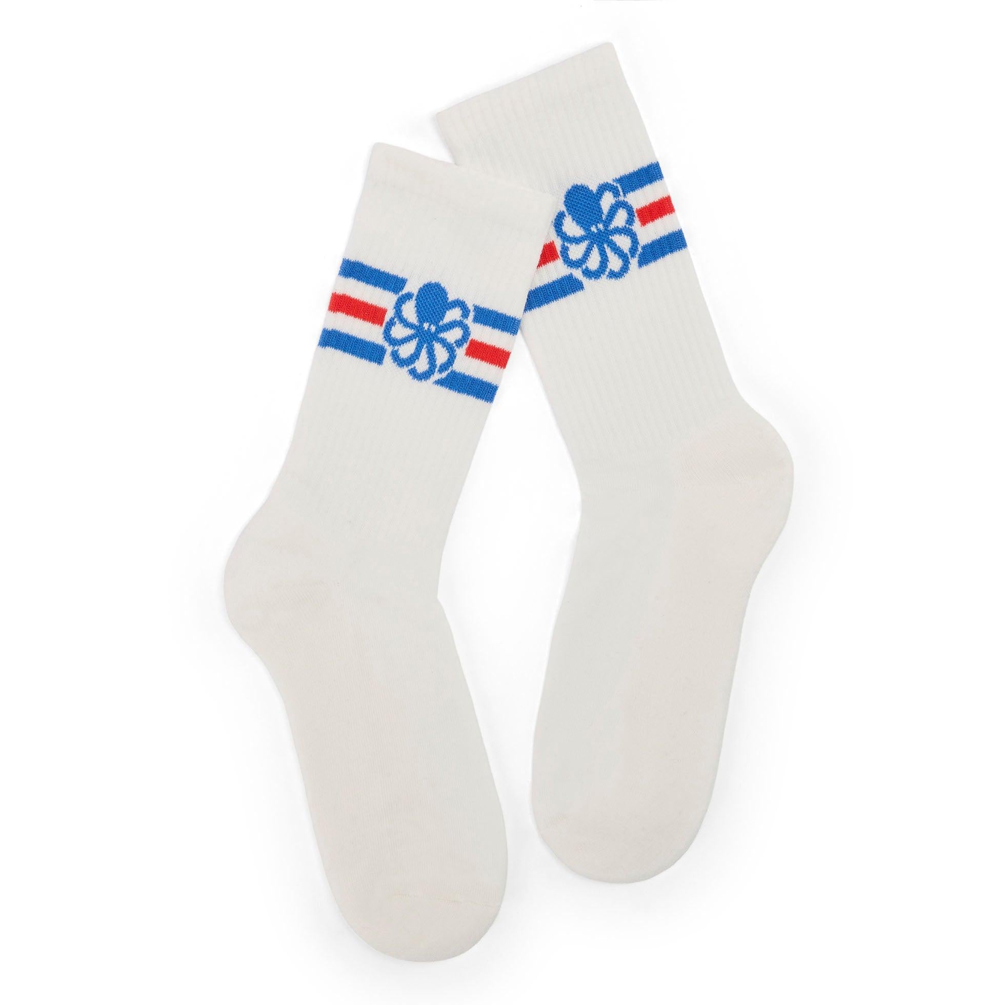 JONSEN ISLAND CHAUSSETTES SOCK FITNESS French détail logo