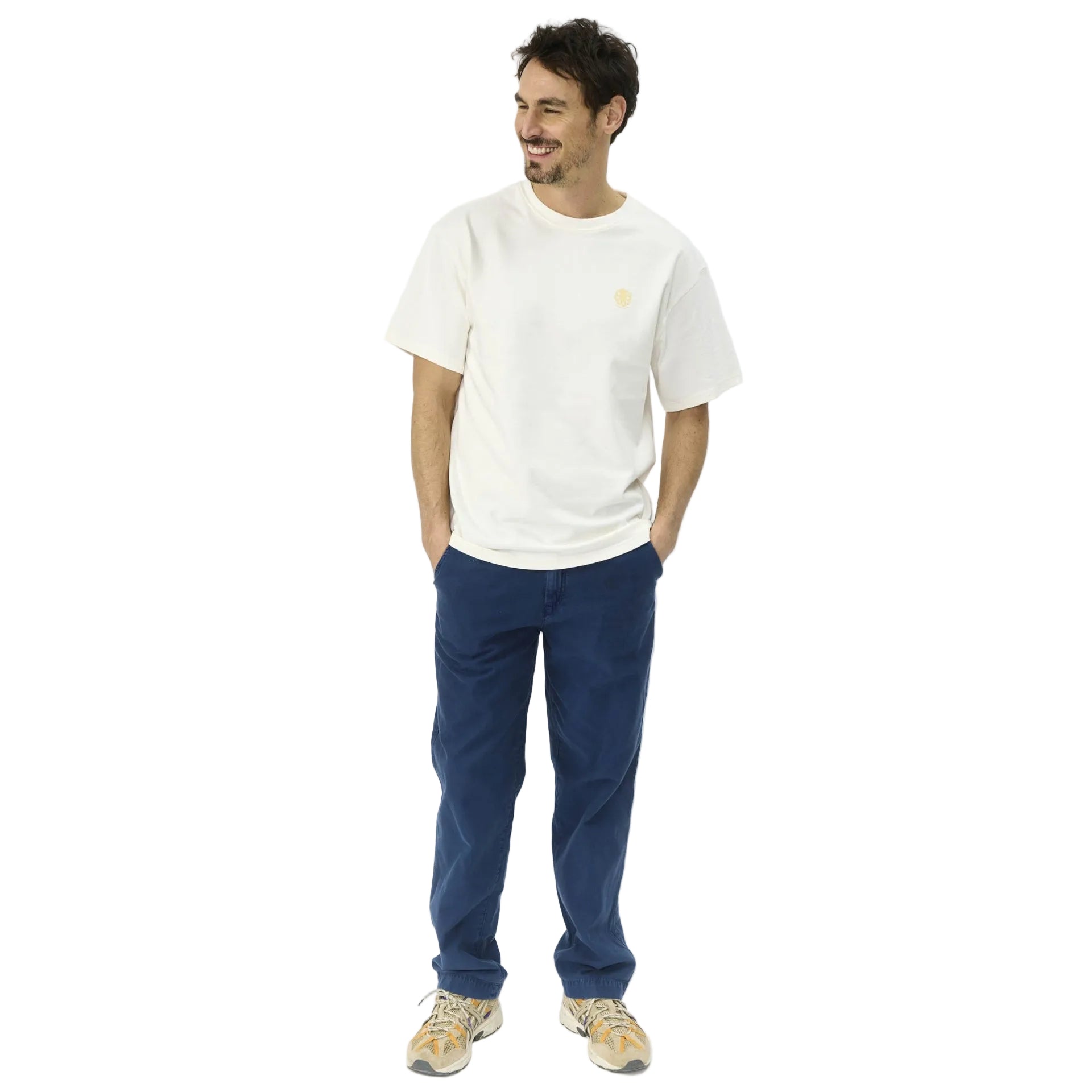 pantalon bleu jonsen island vue porté