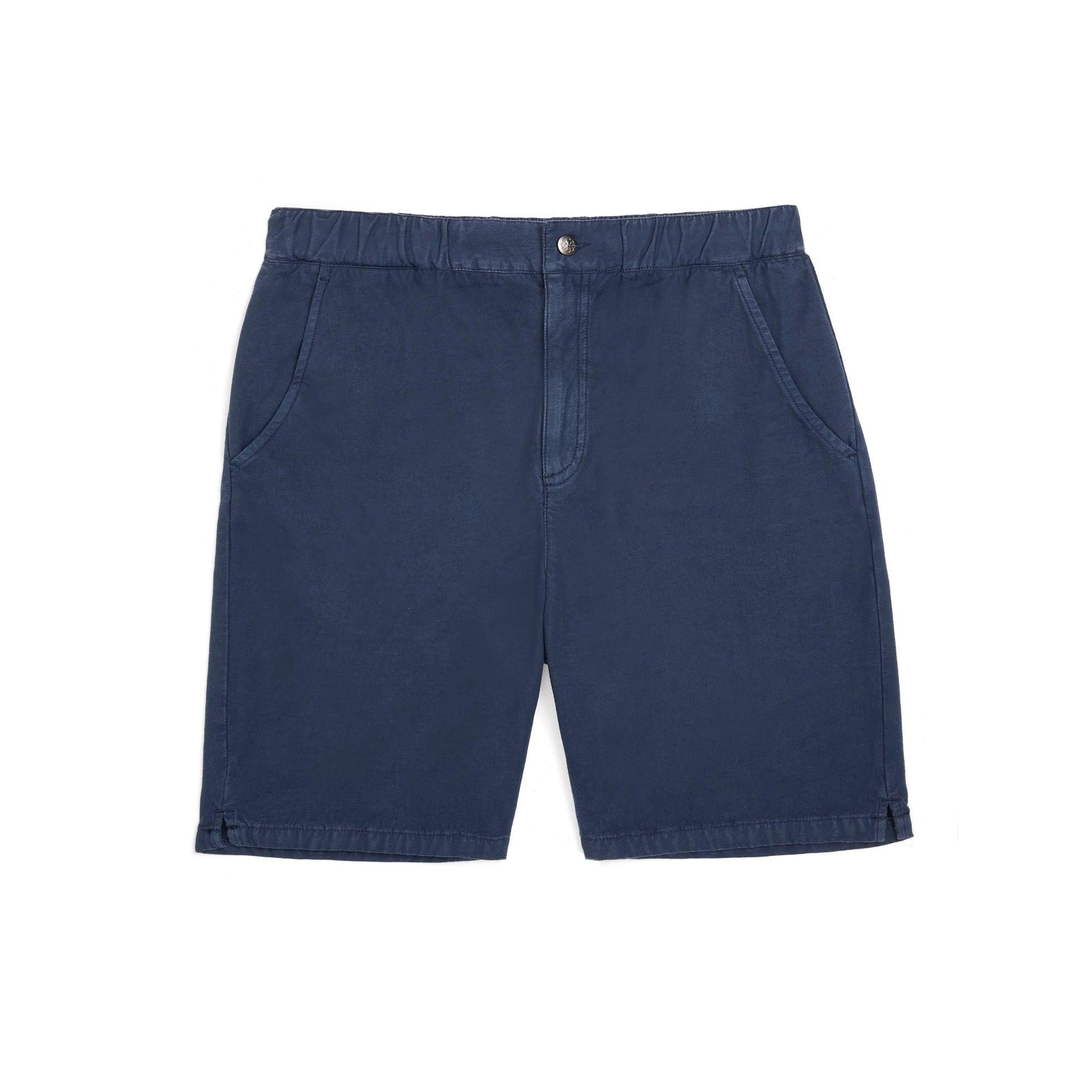 JONSEN ISLAND SHORT VINCENT WORK Navy à plat vue face