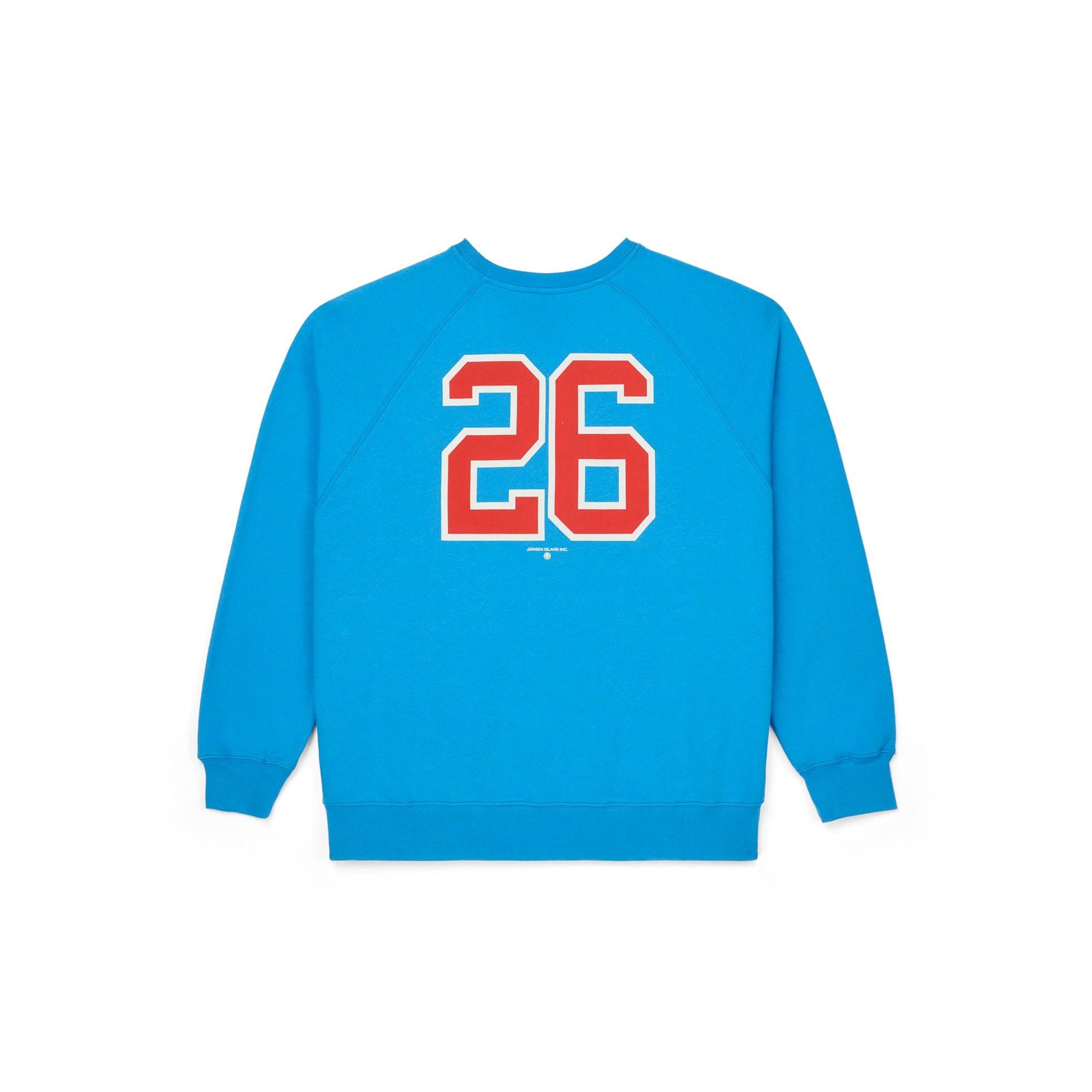 JONSEN ISLAND SWEAT CLASSIC CAMPUS Blue vue dos