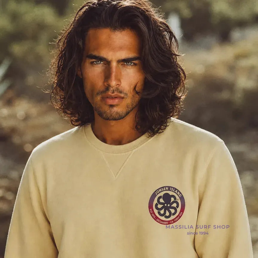 JONSEN ISLAND SWEATSHIRT CLASSIC GUSTAVO AUTHENTIC Yellow