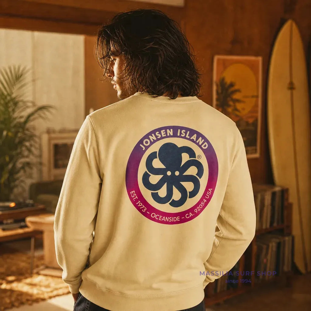 JONSEN ISLAND SWEATSHIRT CLASSIC GUSTAVO AUTHENTIC Yellow