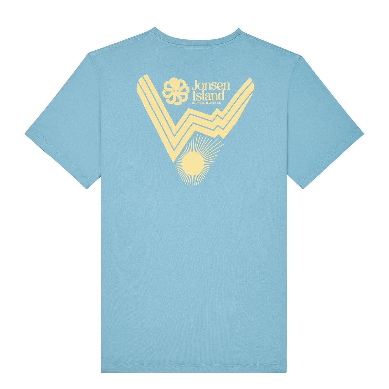 JONSEN ISLAND TEE-SHIRT CLASSIC SUNNY ALPS Adriatic blue