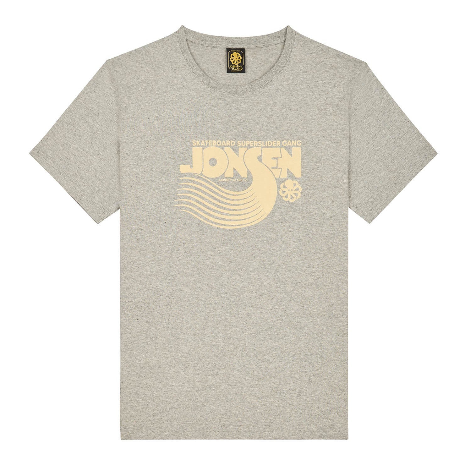 JONSEN ISLAND TEE-SHIRT CLASSIC SUPERSLIDER Heather grey