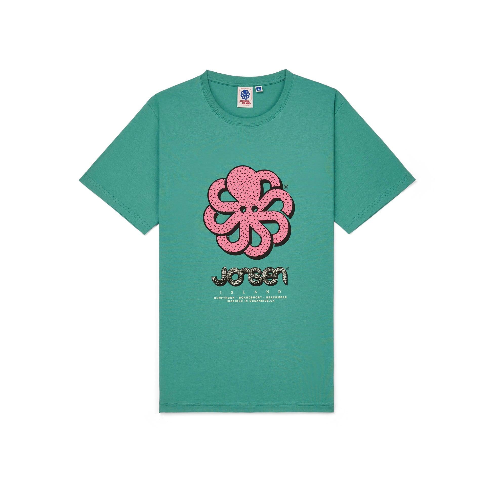 JONSEN ISLAND TEE-SHIRT CLASSIC BIG CREATIVE North sea détail graphisme poulpe