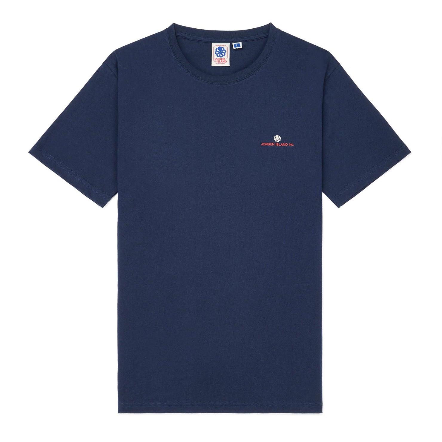 JONSEN ISLAND TEE-SHIRT CLASSIC OMNIA SOL Navy à plat vue face
