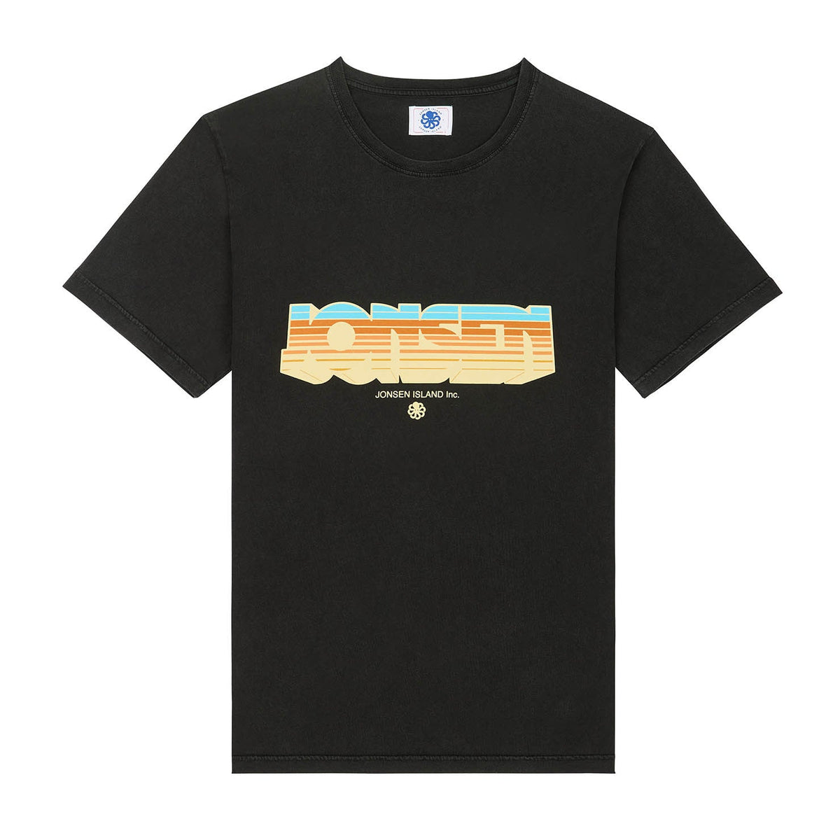JONSEN ISLAND TEE-SHIRT CLASSIC PROBRAND Black fade out