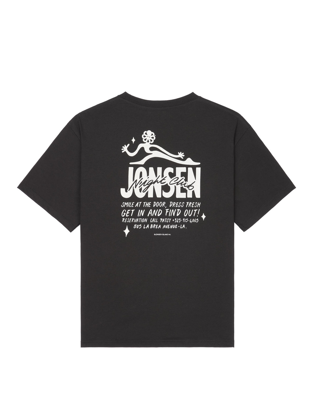JONSEN ISLAND TEE-SHIRT CONFORT JIGGY Black