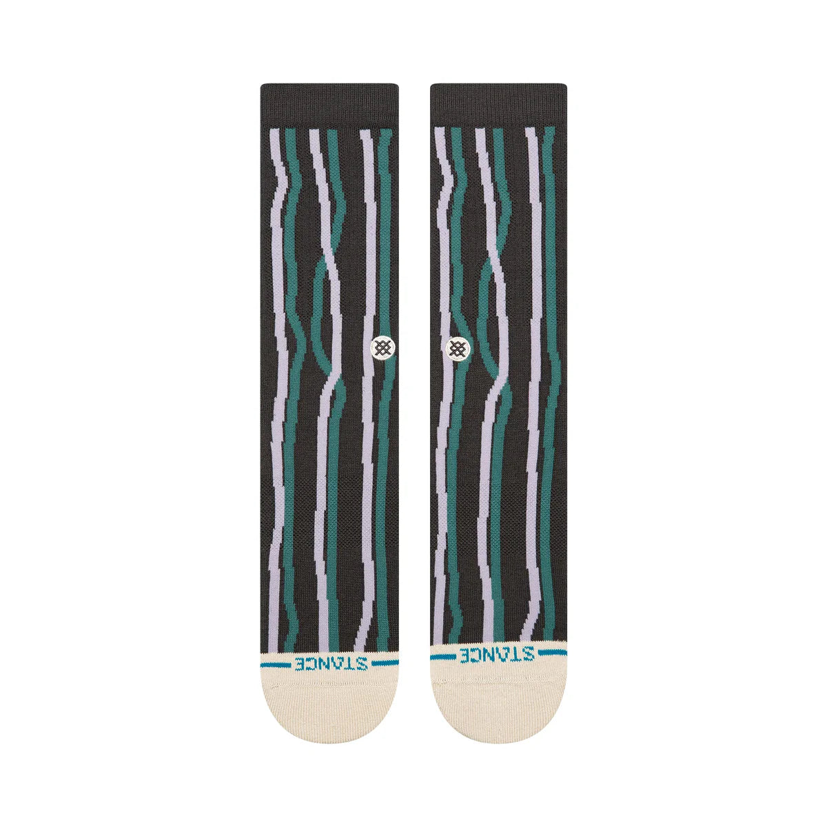 STANCE CHAUSSETTES KELP Charcoal-vue-face-Massilia Surf Shop
