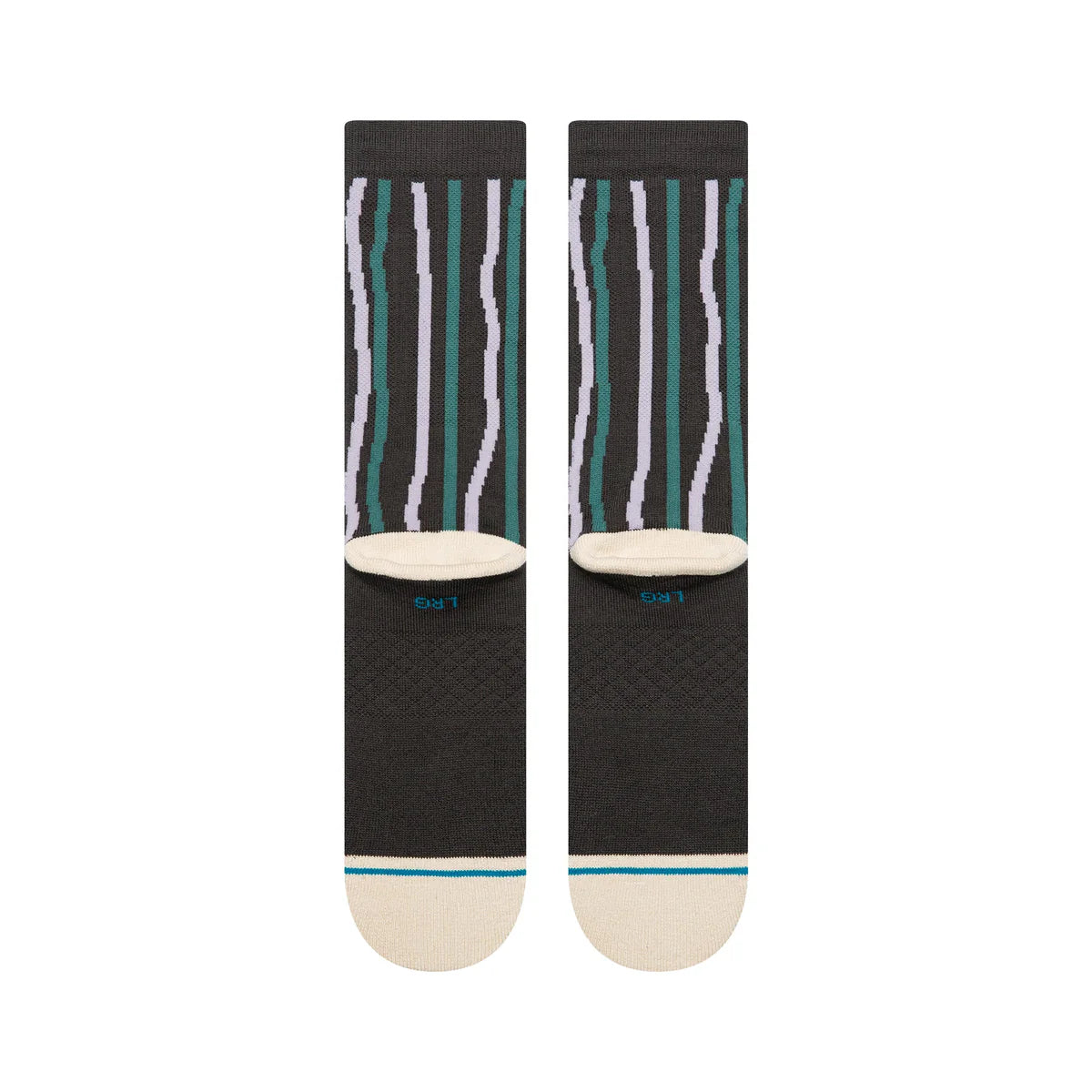 STANCE CHAUSSETTES KELP Charcoal-vue-dessous-Massilia Surf Shop
