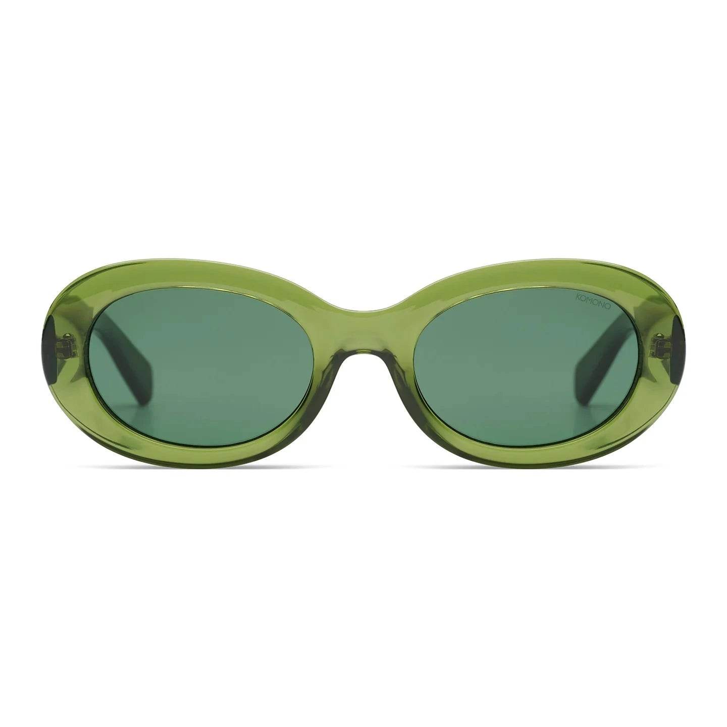 lunettes de soleil verte luna komono mixte vue de face