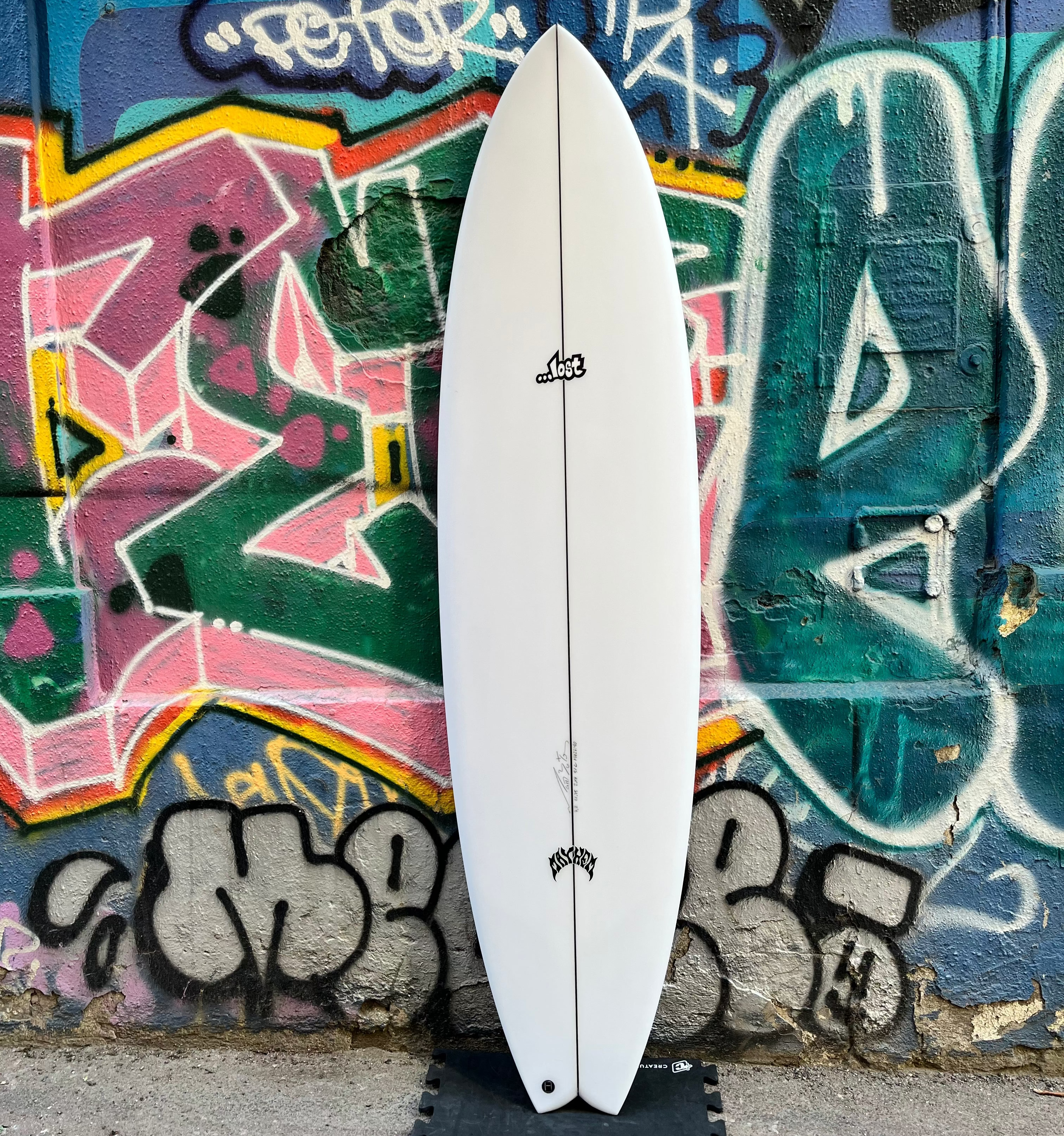 surf blanc lost vue de face