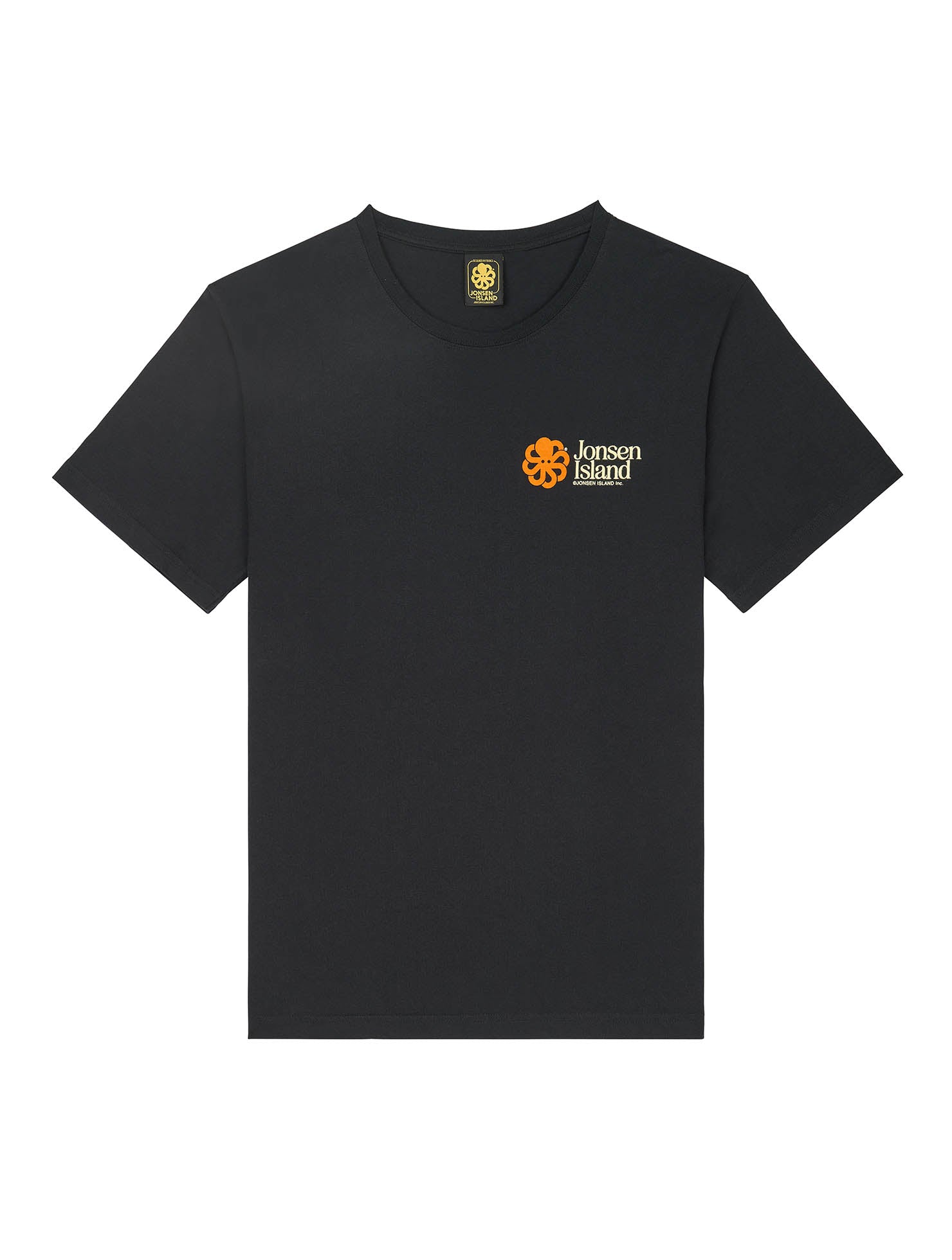 JONSEN ISLAND T-SHIRT CLASSIC ORANGE SKISHOP Black