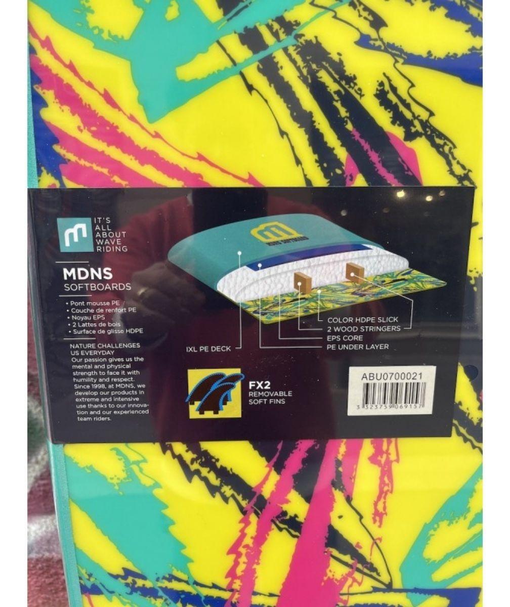 MDNS SOFTBOARD EPS 7' Aqua mahimahi