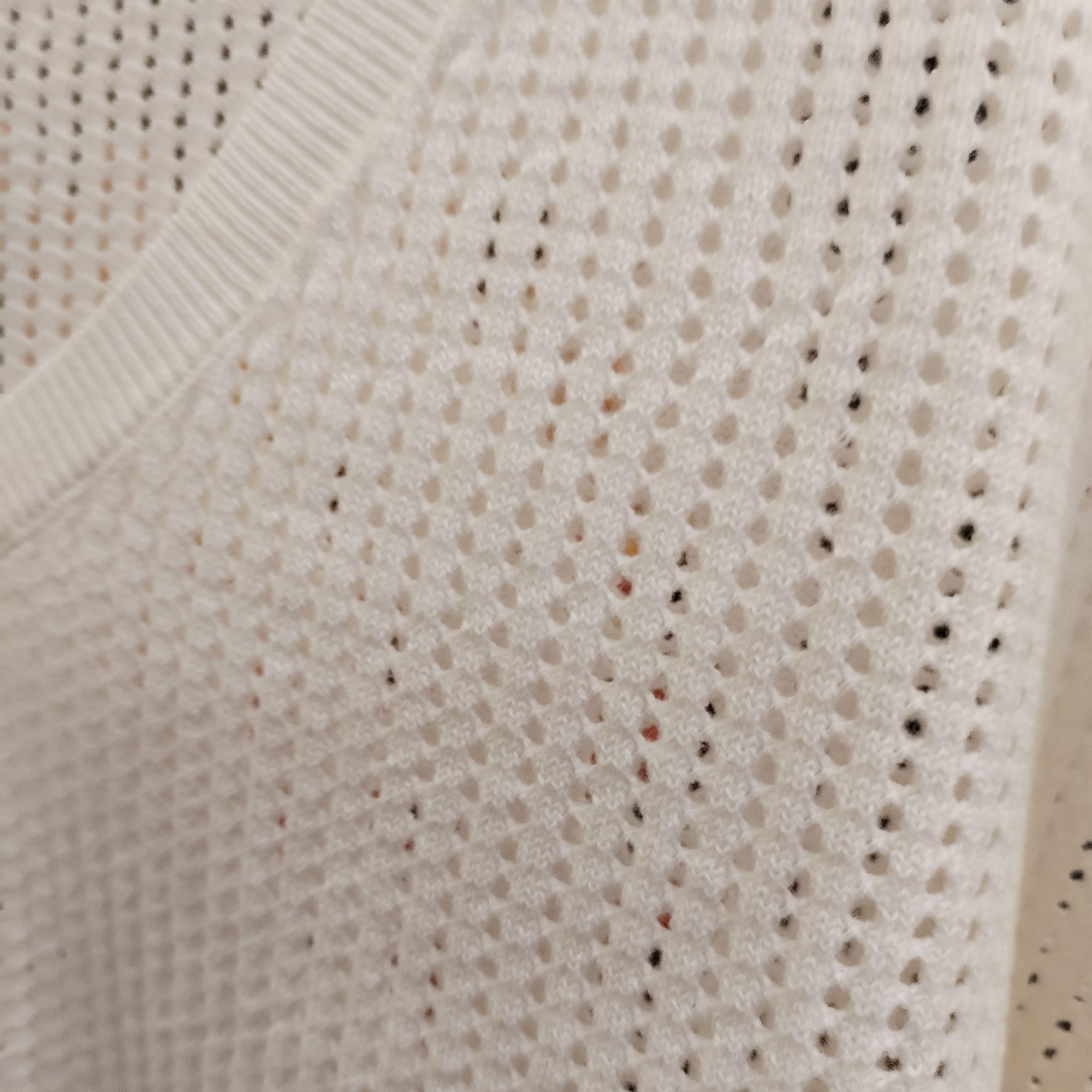 FREEMAN T.PORTER PULL PAROSS Off white détail maille