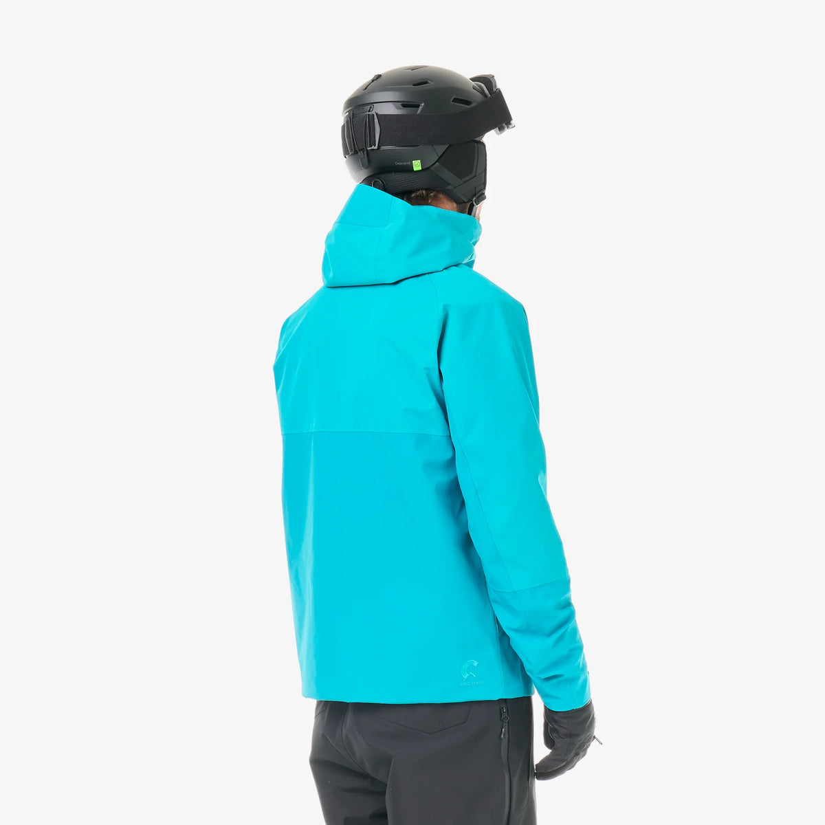 Dos de la veste Picture Goods JKT Capri Breeze portée, capuche couvrante et silhouette Regular