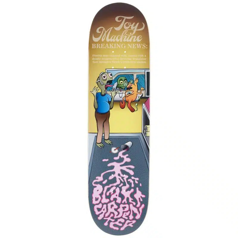 TOY MACHINE PLATEAU SKATE CARPENTER DRIVE 8.5" Multicolore