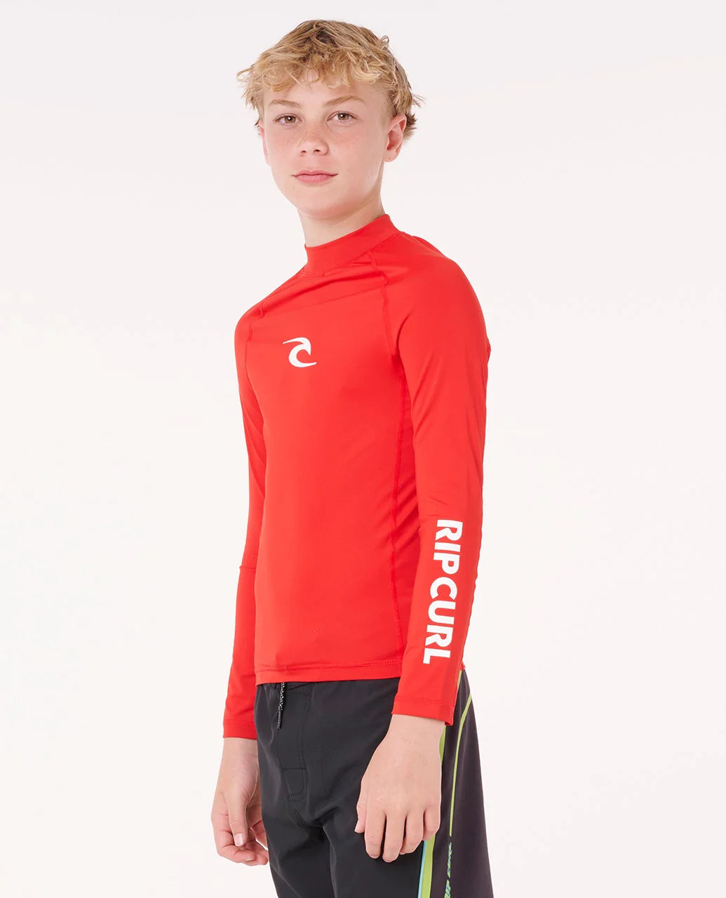 RIP CURL LYCRA ENFANT MANCHES LONGUES Rouge