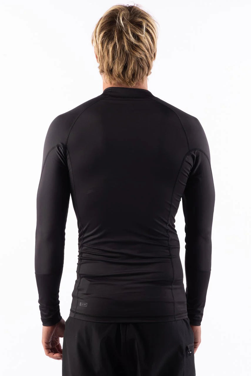 rashguer rip curl manches longues black vue de dos