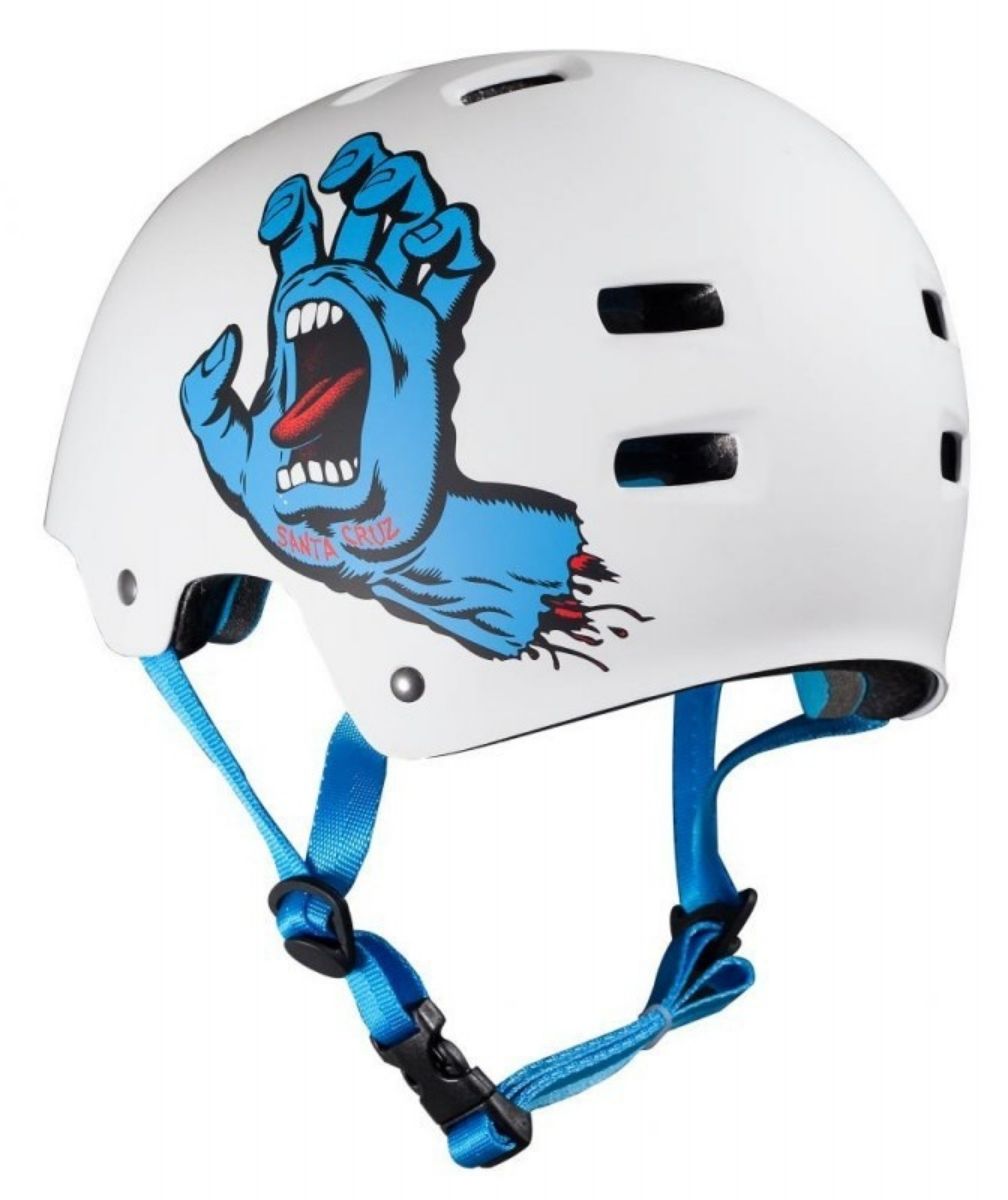 SANTA CRUZ CASQUE SCREAMING HAND Blanc