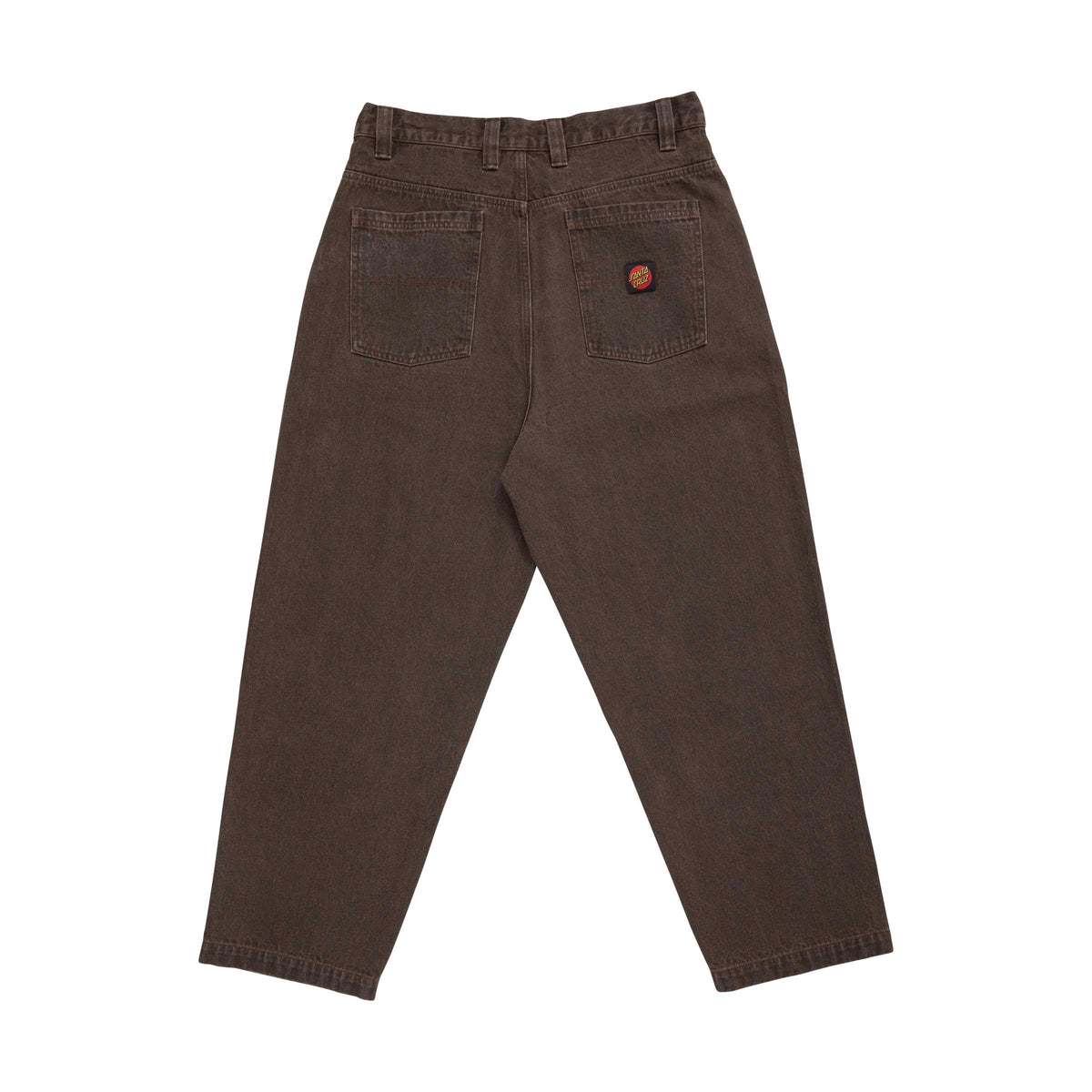 Dos du Big Pants avec poches plaquées et petit détail rouge Santa Cruz sur la poche arrière droite