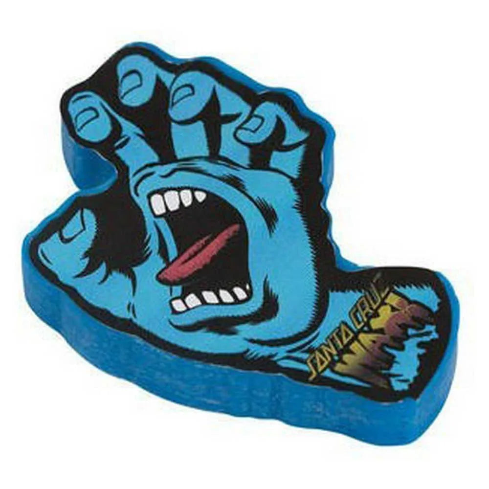 SANTA CRUZ WAX SKATE SCREAMING HAND Blue